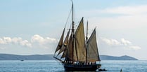 Westcountry ketch Bessie Ellen visits Cornwall on Birthday tour