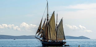 Westcountry ketch Bessie Ellen visits Cornwall on Birthday tour