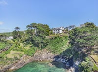 Clifftop former vicarage for sale has direct beach access