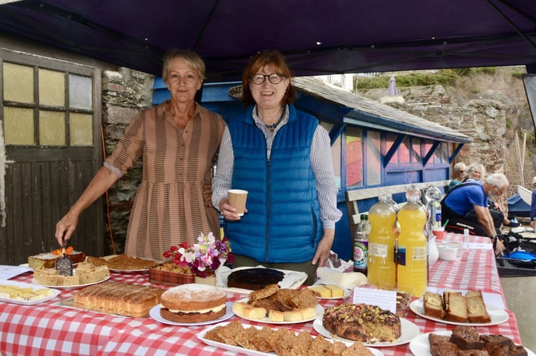 Lynda and Trish provided plenty of goods to keep the sailors fed.