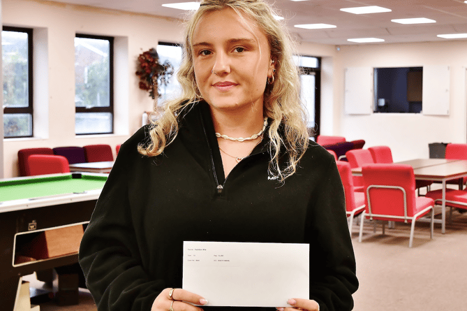 Mia off to join the Royal Navy (Picture: Andy Campfield)