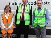 Farming minister praises charity's efforts to tackle food waste