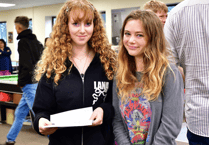 Celebrations at Torpoint Community College amid top GCSE results