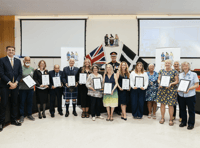 Saltash youth project volunteers accept King’s Award honours