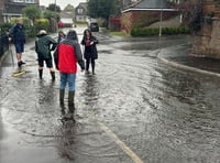 Community comes together after flooding on Liskeard housing estate