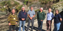 Restoration of storm battered Polperro Pier gets underway