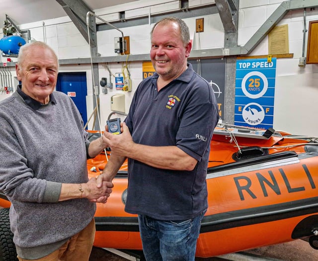 Birthday and retirement party for Looe lifeboat ops manager