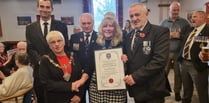 Freedom of Town for Liskeard Royal Naval Association