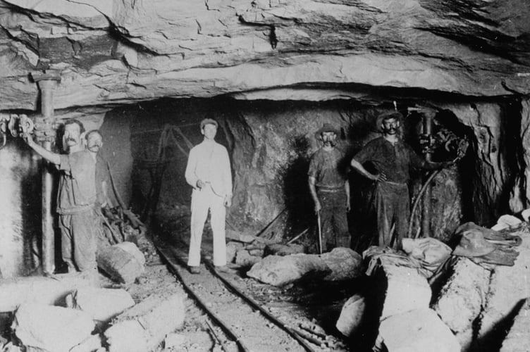 Underground miners at Broken Hill , New South Wales, Australia