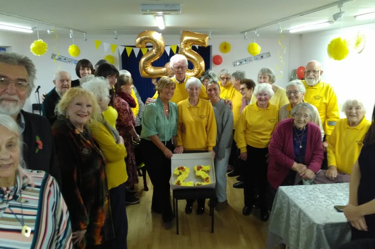 After 25 years of service, Shirley Evans is retiring from her role as leader of the Saltash Blind and Partially Sighted Club