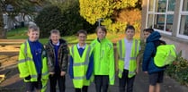 Pupils spread the message on road safety