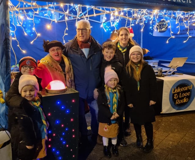 Liskeard and Looe Radio: What a fabulous 'Lights Up' weekend