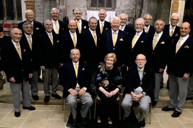 Members of the Tamar Valley Male Voice Choir