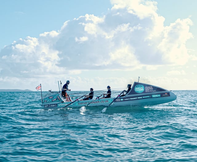 Looe rowers on start line for once in a lifetime rowing challenge