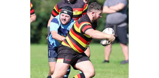 Saltash rack up the tries at Bodmin on Rayner's 300th appearance