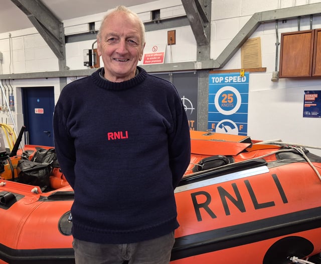 Looe RNLI volunteer recognised in the King’s New Year’s Honours