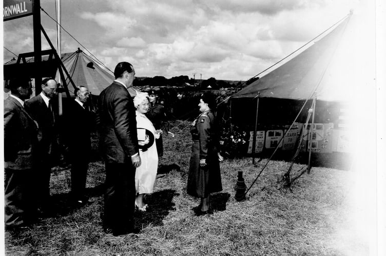 Did you meet the Queen Mother at the 1959 Royal Cornwall Show? 