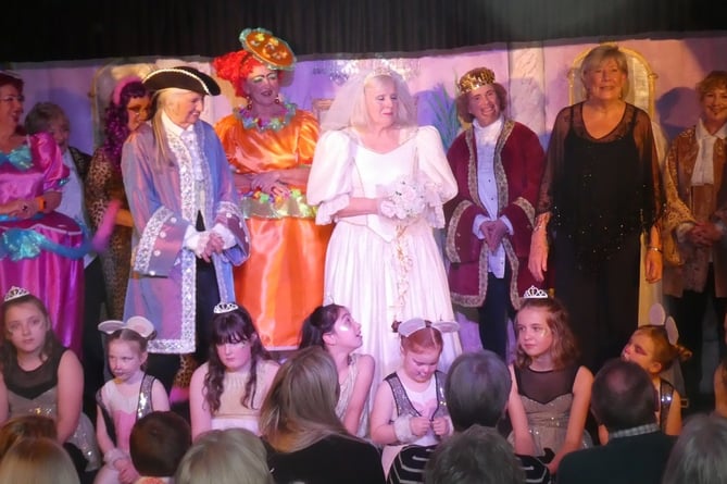 Looe Community Players performing their latest production of Cinderella at the Millpool Community Centre