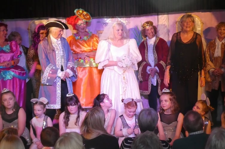 Looe Community Players performing their latest production of Cinderella at the Millpool Community Centre