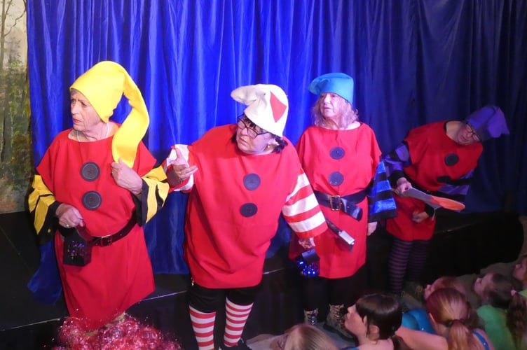 Looe Community Players performing their latest production of Cinderella at the Millpool Community Centre