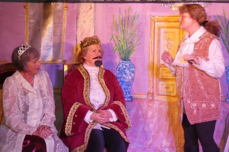 Looe Community Players performing their latest production of Cinderella at the Millpool Community Centre