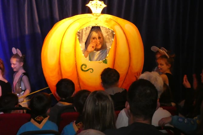 Looe Community Players performing their latest production of Cinderella at the Millpool Community Centre