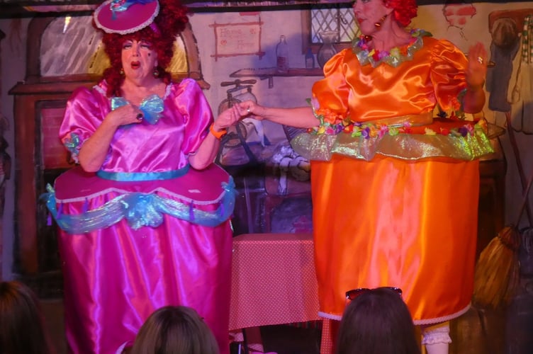 Looe Community Players performing their latest production of Cinderella at the Millpool Community Centre