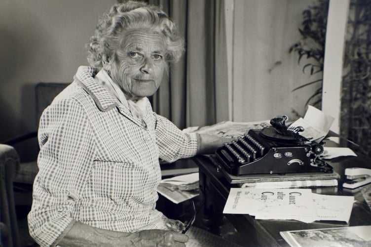 Enid Dalton-White MBE, the driving force behind the creation of Mount Edgcumbe Hospice, pictured at her home