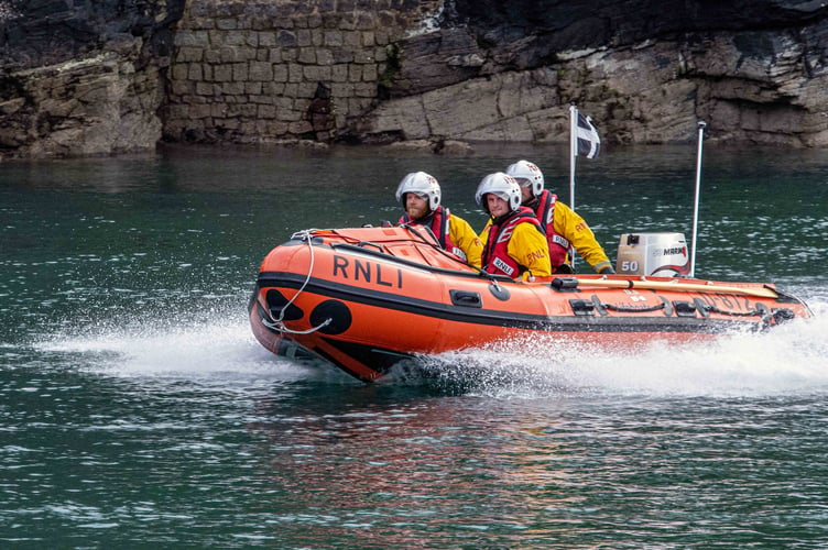 A stock image of the D Class inshore lifeboat Ollie Naismith II 